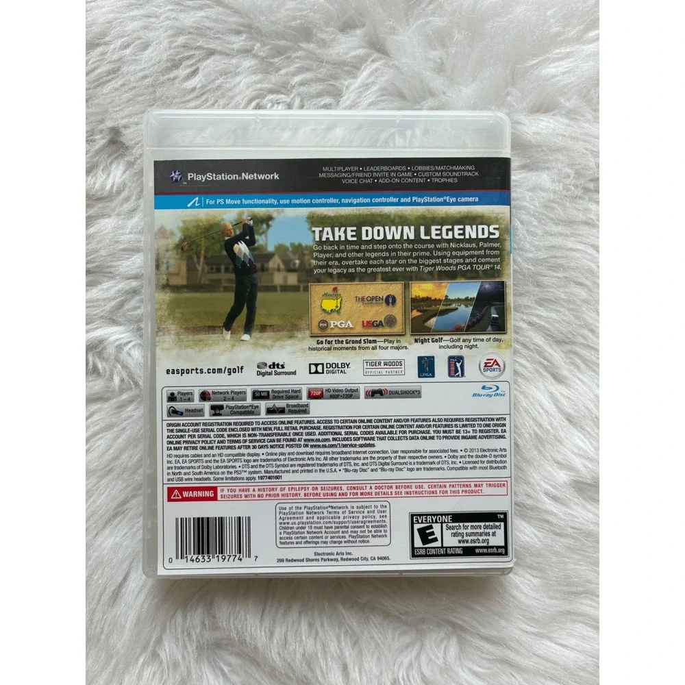 Tiger Woods PGA Tour 14 Sony PlayStation 3 PS3 EA Sports Golf Game 19774